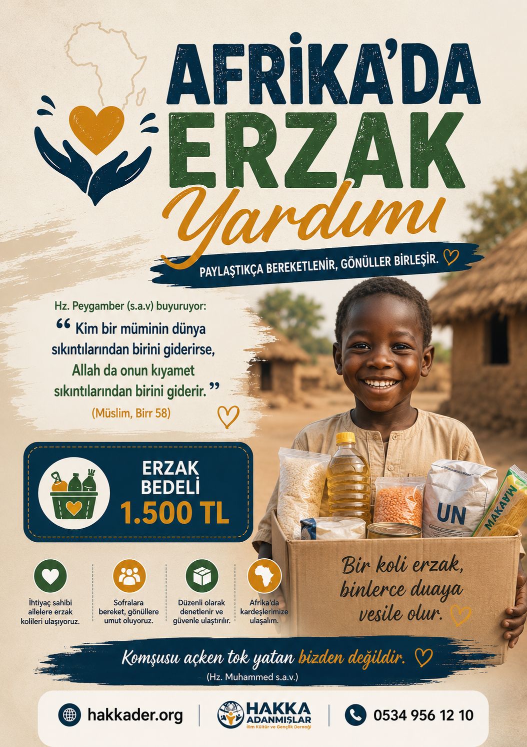 Bir Gıda Kolisi - Erzak Dağıtımı